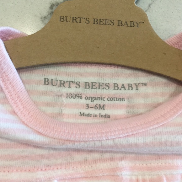 Pink onesie and striped dress onesie - Picture 3 of 5